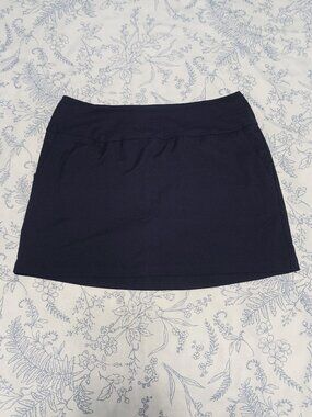 Adidas Navy Blue Althetic Skirt with Shorts Lining